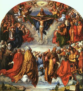 Albrecht Durer : The Adoration of the Holy Trinity